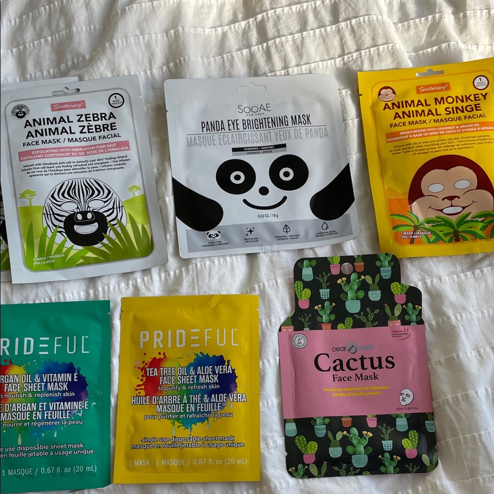 Assorted Face Mask Set - Picture 2 of 2